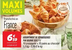 Netto Assortiment de viennoiseries pur beurre x20 offre