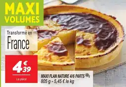 Netto Maxi flan nature 4/6 parts offre
