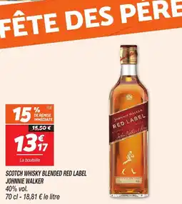 Netto Scotch whisky blended red label johnnie walker offre