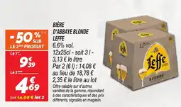 Netto Bière d'abbaye blonde leffe offre