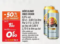 Netto Bière blonde rince cochon offre