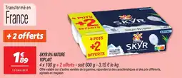Netto Skyr 0% nature yoplait offre
