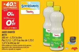 Netto Sauce crudités netto offre