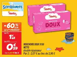 Netto Mouchoirs doux x150 netto offre