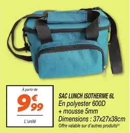 Netto Sac lunch isotherme offre