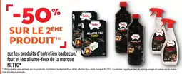 Netto Sur les produits d'entretien barbecue four et les allume-feux de la marque netto offre