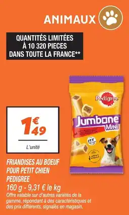 Netto Friandises au boeuf pour petit chien pedigree offre