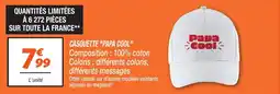 Netto Casquette papa cool offre