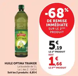 Bi1 Huile optima tramier offre