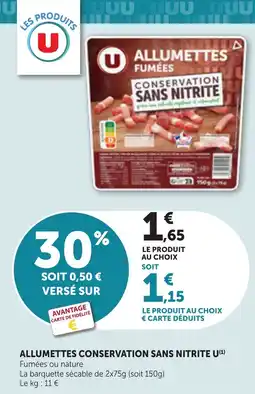 Bi1 Allumettes conservation sans nitrite u offre