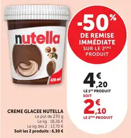 Bi1 Creme glacee nutella offre