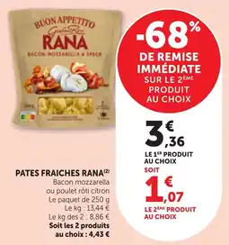 Bi1 Pates fraiches rana offre