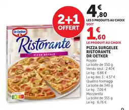 Bi1 Pizza surgelee ristorante dr oetker offre