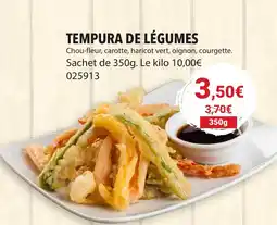 Gel 2000 TEMPURA DE LÉGUMES offre