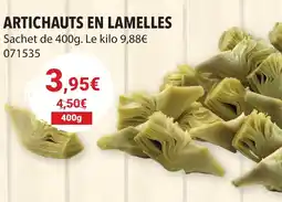 Gel 2000 ARTICHAUTS EN LAMELLES offre