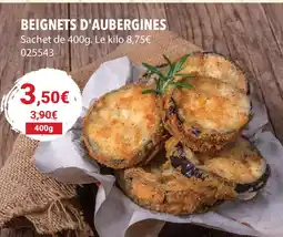 Gel 2000 BEIGNETS D'AUBERGINES offre