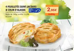Gel 2000 4 FEUILLETÉS SAINT-JACQUES & COLIN D'ALASKA PÊCHE offre