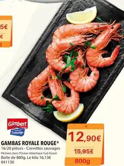 Gel 2000 GAMBAS ROYALE ROUGE offre