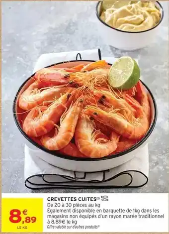 Crevettes cuites