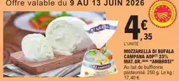 E.Leclerc Ambrosi - mozzarella di bufala campana aop offre