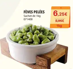 Gel 2000 FÈVES PELÉES Sachet de 1kg 071408 offre