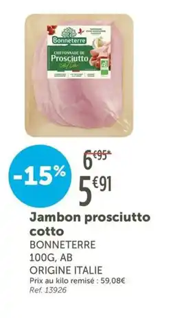 L'Eau Vive Jambon prosciutto cotto offre