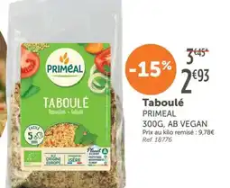 L'Eau Vive Taboulé offre