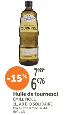 L'Eau Vive Huile de tournesol offre