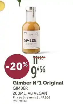 L'Eau Vive Gimber N°1 Original offre