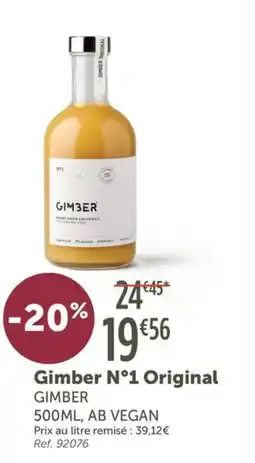 L'Eau Vive Gimber N°1 Original offre