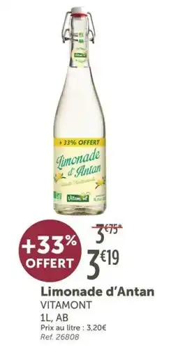 L'Eau Vive Limonade d'Antan offre