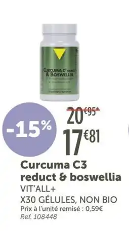L'Eau Vive Curcuma C3 reduct & boswellia offre