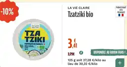La Vie Claire Tzatziki bio offre
