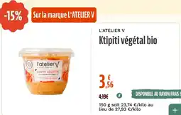 La Vie Claire Ktipiti végétal bio offre
