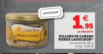 Super U Billons De Canard Pierre Laguilhon offre