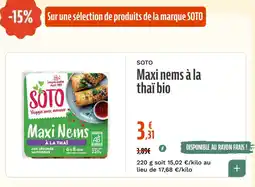 La Vie Claire Maxi nems à la thaï bio offre
