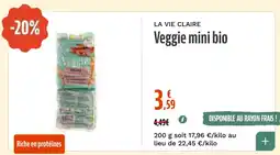 La Vie Claire Veggie mini bio offre