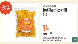 La Vie Claire Tortilla chips chili bio offre