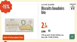 La Vie Claire Biscuits boudoirs bio offre