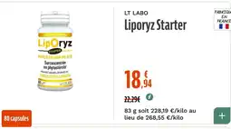 La Vie Claire Liporyz Starter offre