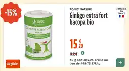 La Vie Claire Ginkgo extra fort bacopa bio offre