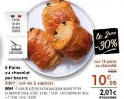 Thiriet 8 Pains au chocolat pur beurre offre
