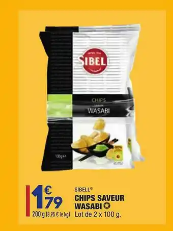 ALDI Chips Saveur Wasabi Sibell offre