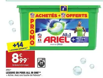 Lessive En Pods All In One Ariel