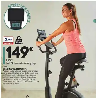 ALDI Vélo D'appartement Crane offre