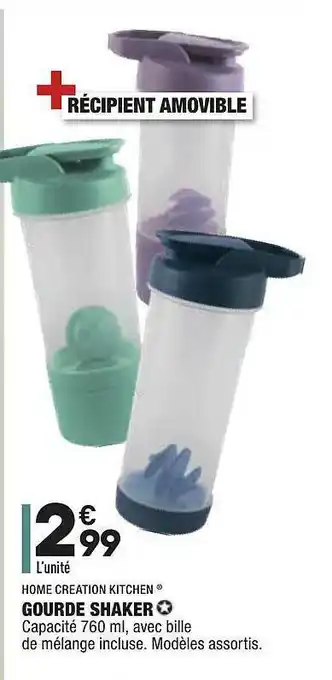ALDI Gourde Shaker Home Creation Kitchen offre