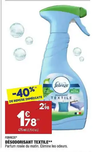 ALDI Désodorisant Textile Fébrèze offre