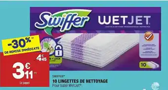 ALDI 10 Lingettes De Nettoyage Swiffer offre