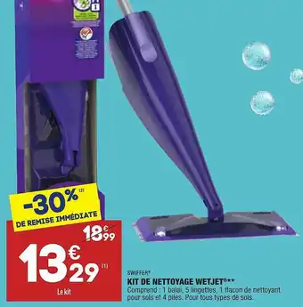 ALDI Kit De Nettoyage Wetjet Swiffer offre