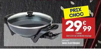 ALDI Wok électrique Ambiano offre